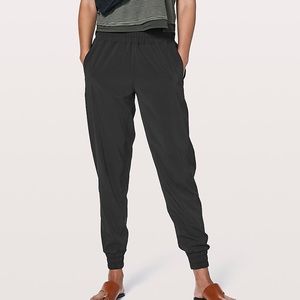 Black lululemon joggers